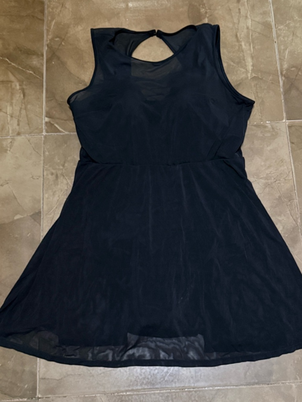 Torrid Women's Black Sleeveless Fit & Flare Swimsuit Size 2 Excellent Condition